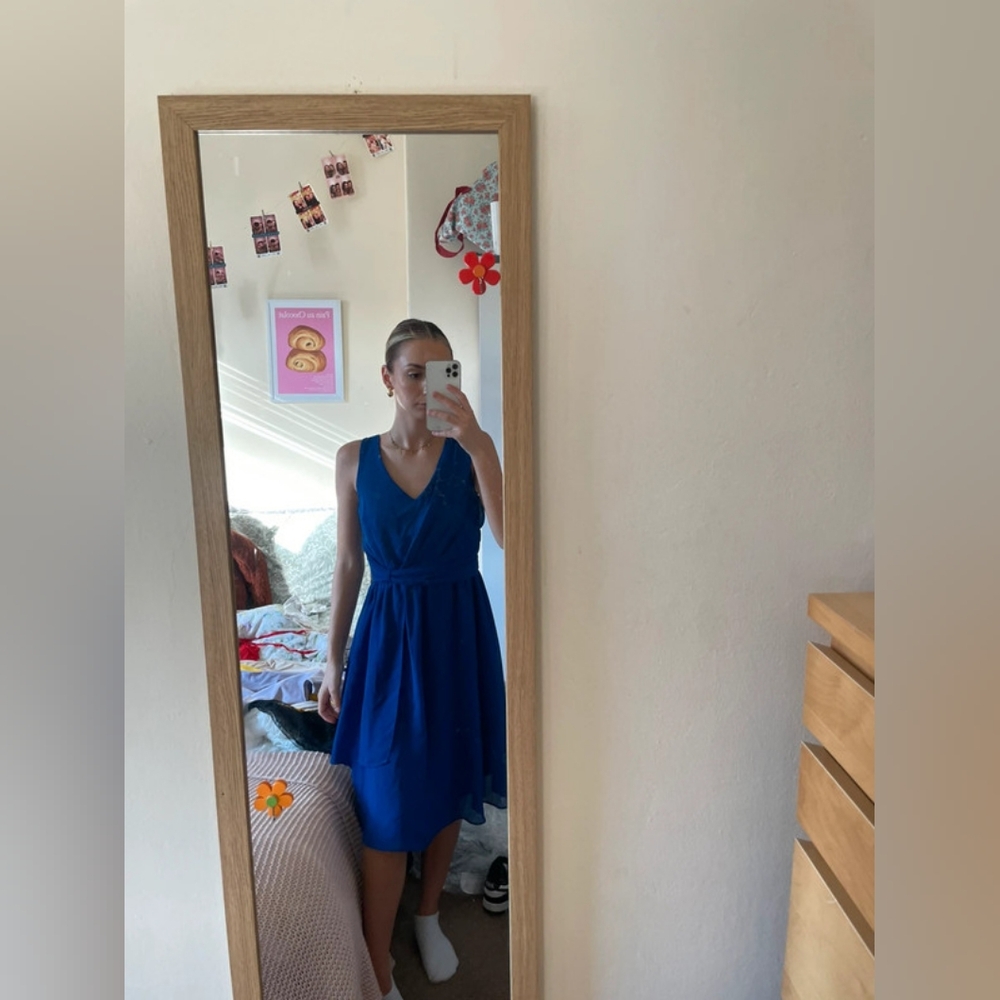 the department Midi draped dress